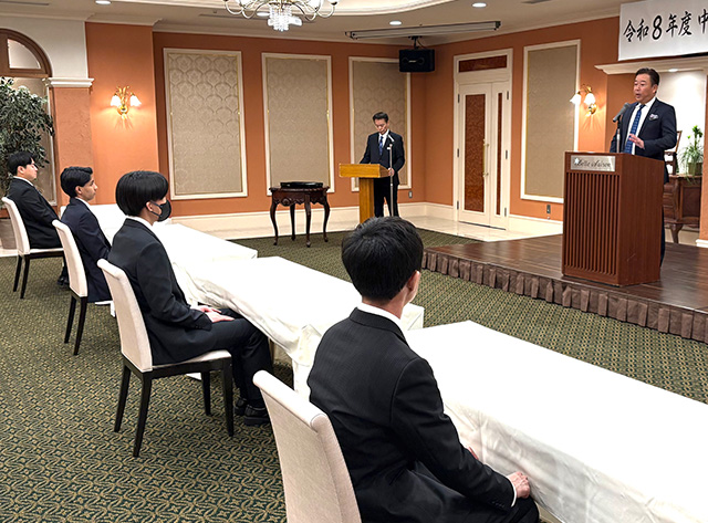 中村オートパーツ 2026年度　入社式